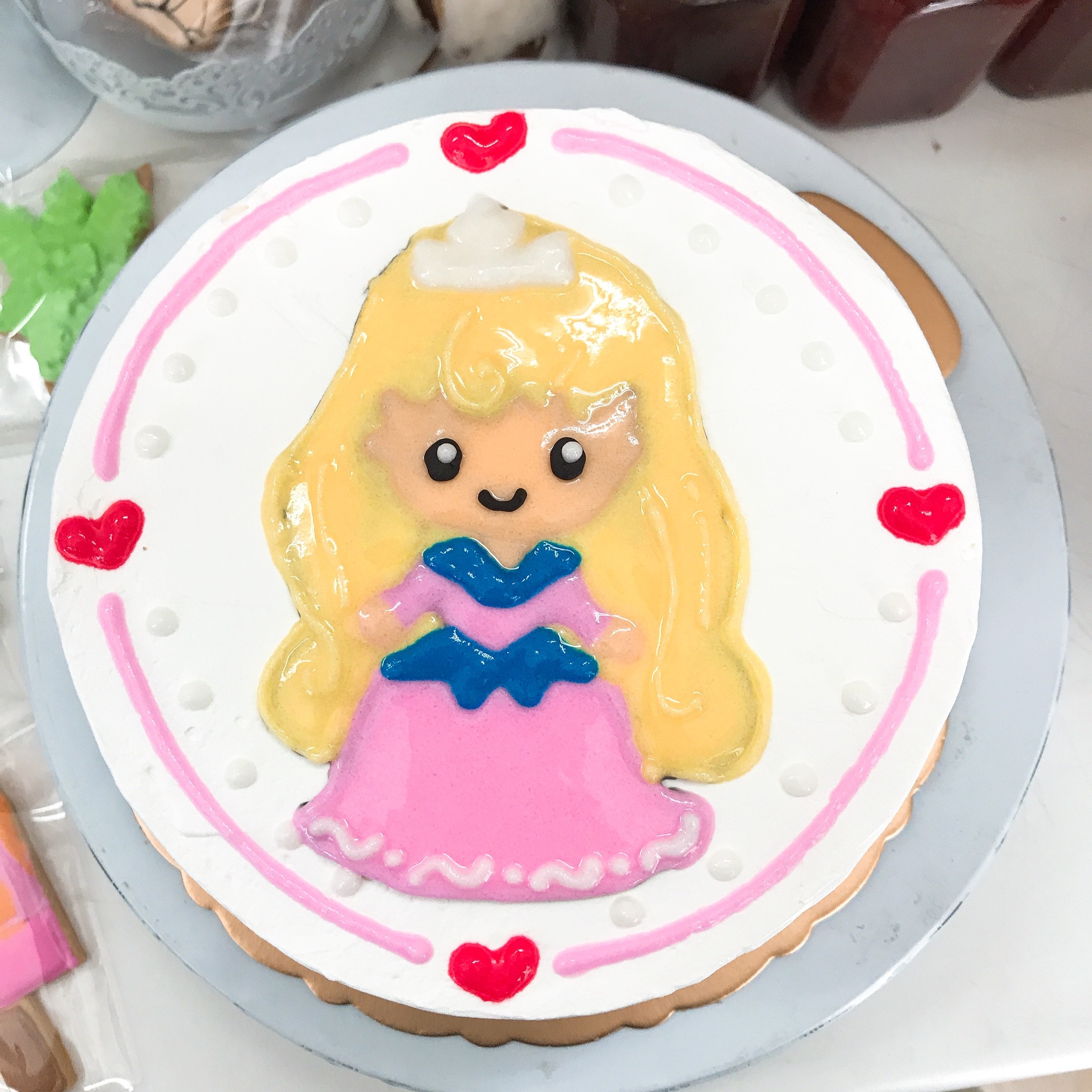 手繪公主 蛋糕