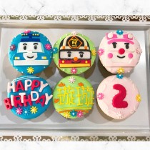 《救援小英雄波力Poli》 生日蛋糕組6顆組
